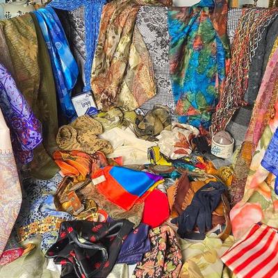 Vintage Women's Accessories: Slips, Camisole, Silk & Satin Scarves, Belts, Hosiery