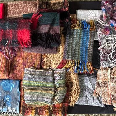 Women's Knit Scarves: Wool, Mohair, Patterned 