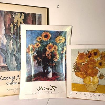 Karl Schmidt Rotluff "Iris", Rosenwald Collection 1986 Exhibition Poster - National Gallery Of Art