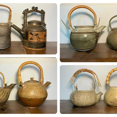 Pottery Teapots (8 Count) (LR505)