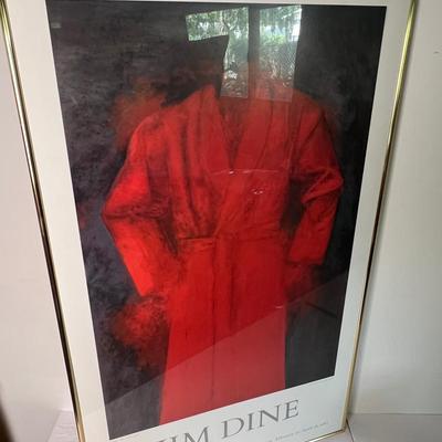 Jim Dine "Cardinal" Hirschhorn 1985 Exhibition Poster Print - 46x24"