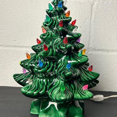 Vintage Ceramic Christmas Tree - 14”h