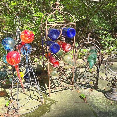 Outdoor Decor: Glass Bottles, Wine Racks, And More