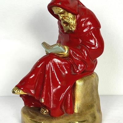 Vintage Armor Bronze Cold Painted Bookend - 7.5”