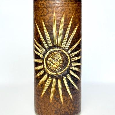 MCM Bornholmsk Soholm Ceramic Vase Made In Denmark - 11”h