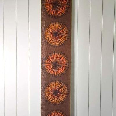 MCM Burlap Starburst Textile Wall Hanging 