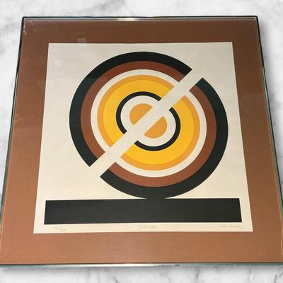 Peter Bradley “Earth Circle” Signed & Numbered Serigraph (30 x 30"