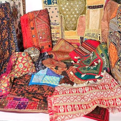 Gobal Print Tapestries, Pillow Covers, Table Runner, Throws