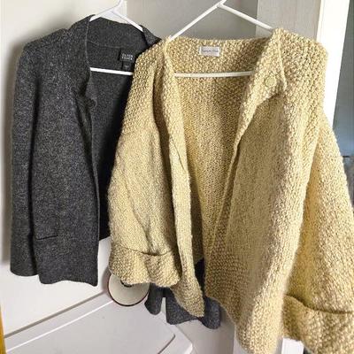 Elileen Fisher & Hand Knit Jackets / Cardigans - Size Large Peite