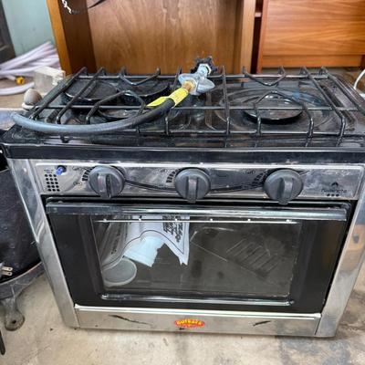 Portable Gas Grill With Oven