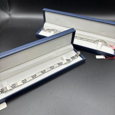 Stainless Steel Fashion Bracelets 2 In Lot