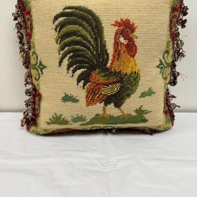 Pair of Rooster Decorative Pillows