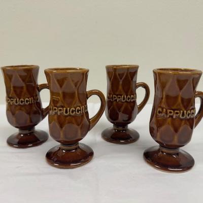 Vintage Classic Cappuccino Cups Set of 4