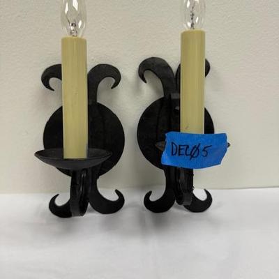Pair of Iron Sconces