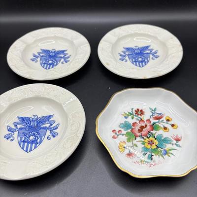  Vintage Wedgewood Ashtray And Coalport Trinket Dish