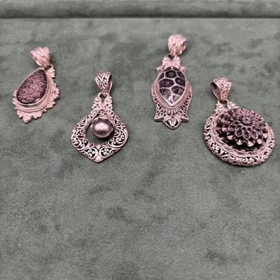 New Old Stock Sarda Silver Pendents 
