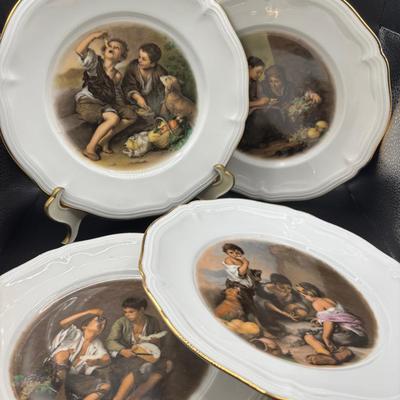 Vintage Set Of Four Rosenthal Dinner Plates