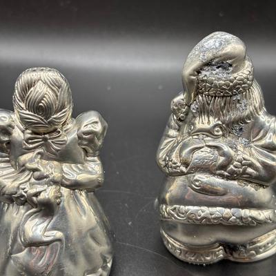 Vintage Lenox Mr And Mrs Claus Salt And Pepper 