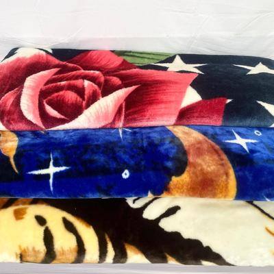 WIN Blankets Feat. Tigers, Sun/Moon And Star Spangled With Roses 