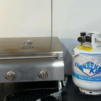 Cuisinart Portable Gas Grill W/ Propane Tank