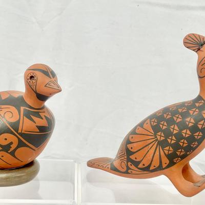 Mata Ortiz Signed Ana Trillo Pottery Birds