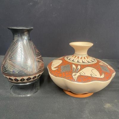 Mata Ortiz Pottery by Luiz Martinez & J Manuel Reyes