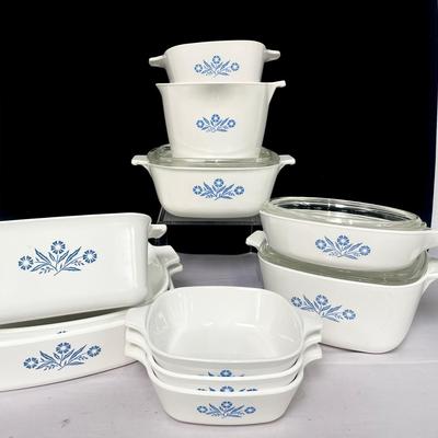 Blue Cornflower Corningware Feat. Sauce Maker And More
