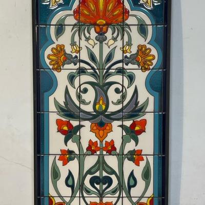 Arabesque Indian Floral Mural