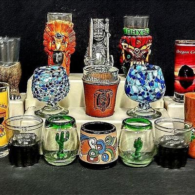 Collectible Shot Glass Bundle – 50+ Unique Pieces