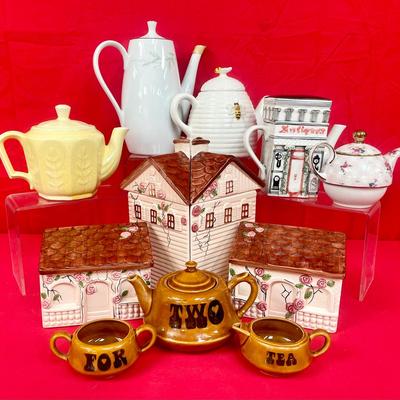 Collectible Tea Kettles Feat. St. Regis Fine China Coffee Server & More! 