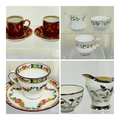 Demitasse Cups & Saucers:  Nippon, Minton, RW Germany, Royal Tara & More