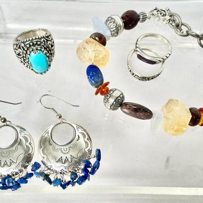 Carolyn Pollack Sterling Multi Stone Bracelet & More