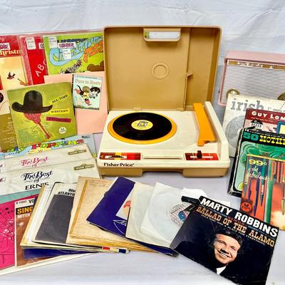 Vintage Fisher-Price Phonograph & More! 