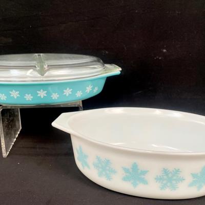 Vintage Snowflake Pyrex 