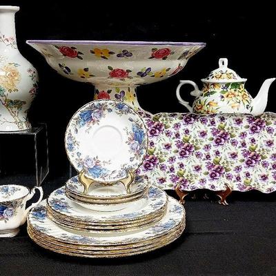 Elegant Floral China & Porcelain Collection