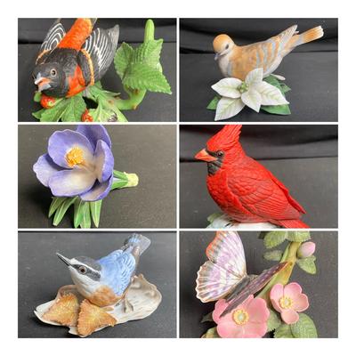 Lenox Porcelain Birds & Flowers