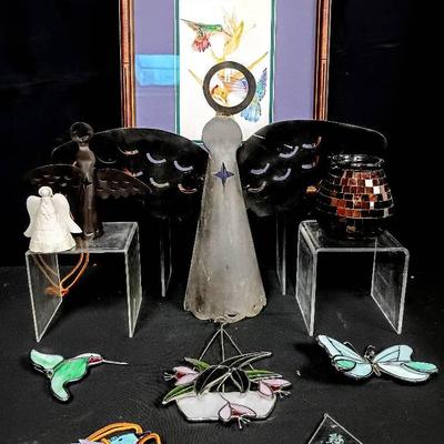 Angel & Hummingbird Decorative Collection – Mixed Media