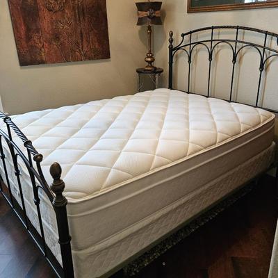 14" pillow top mattress "Richmond" from Denver mattress Co. Wesley Allen Iron Bed Sold Separately