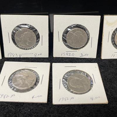 1982 and 1983 Packaged Coins