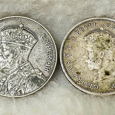 King George Florins Foreign Coins