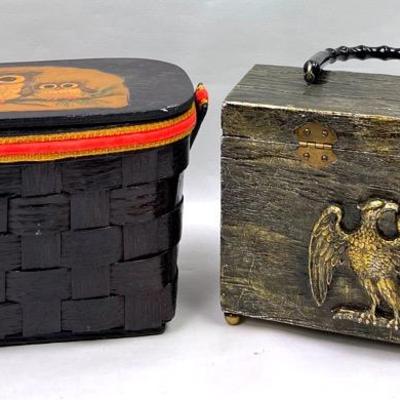 “Suzy Spafford” & Vintage Wooden Box Purses