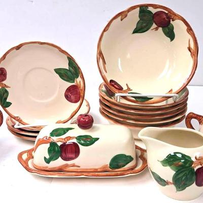 "Franciscan" Apple Pattern Collection #1