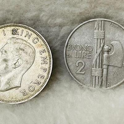 Vintage Foreign Coins