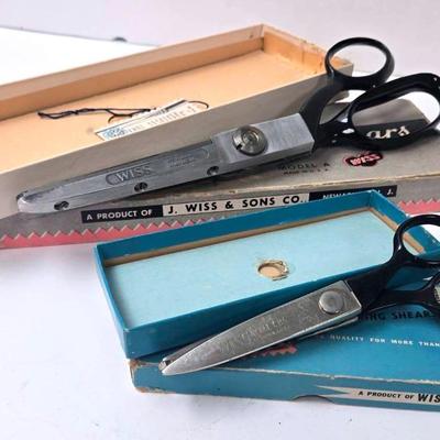 "Wiss" Model A & C Pinking Shears