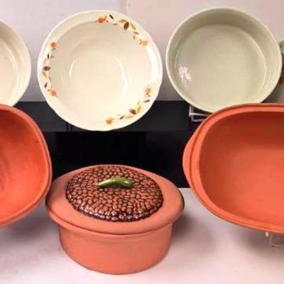 "Hall's" Autumn Leaf & "Gourmet Topf" Terracotta 