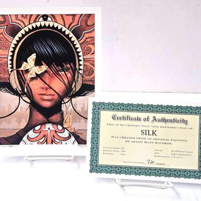 "Silk" By Hans Haveron Limited Edition 