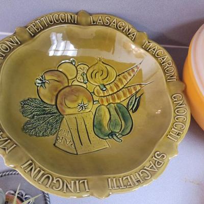 Sale Photo Thumbnail #90: VTG LA Pottery pasta bowl