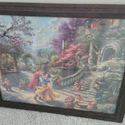 Sale Photo Thumbnail #30: Several completed puzzles in frames