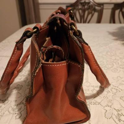 Patricia Nash Cognac Brown Leather Handbag