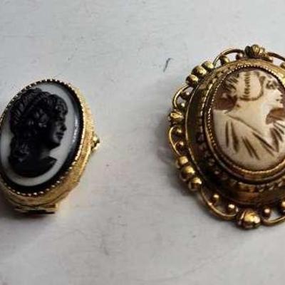 Vintage Cameo Brooches